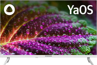 Телевизор LED Starwind 32" SW-LED32SG311 Яндекс.ТВ Frameless белый HD 60Hz DVB-T DVB-T2 DVB-C DVB-S DVB-S2 USB WiFi Smart TV