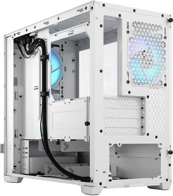 Корпус Fractal Design Pop Mini Air RGB White TG Clear Tint, белый, mATX, Без БП (FD-C-POR1M-01)