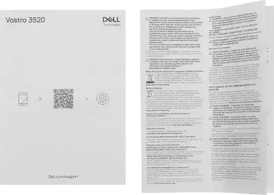 Ноутбук Dell Vostro 3520 Core i5 1235U 8Gb SSD512Gb Intel Iris Xe graphics 15.6
