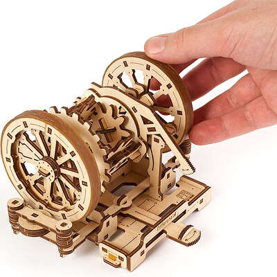 Конструктор 3D-пазл Ugears Дифференциал STEM [4820184121089]