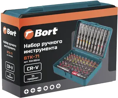 Набор инструментов Bort BTK-71 71 предмет (жесткий кейс)