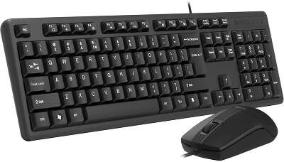 Клавиатура + мышь A4Tech KK-3330S клав:черный мышь:черный USB (KK-3330S USB (BLACK))