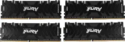 Память DDR4 4x8GB 3600MHz Kingston KF436C16RBAK4/32 Fury Renegade RGB RTL Gaming PC4-28800 CL16 DIMM 288-pin 1.35В kit single rank с радиатором Ret