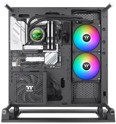 Система водяного охлаждения Thermaltake TH280 V2 Ultra EX ARGB Soc-AM5/AM4/1200/1700/1851 черный 4-pin 30.7dB Al+Cu LCD Ret (CL-W416-PL14SW-A)