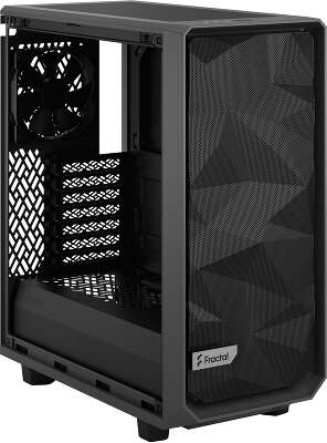 Корпус Fractal Design Meshify 2 Compact Light Tempered Glass, серый, ATX, Без БП (FD-C-MES2C-04)