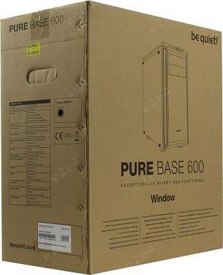 Корпус be quiet! Pure Base 600 Window, черный, ATX, Без БП (BGW21)