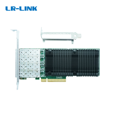 Сетевая карта LR-Link NIC PCIe 3.0 x8, 4 x 25G, SFP28, Intel E810