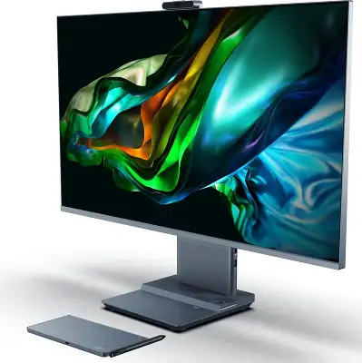 Моноблок Acer Aspire S32-1856 31.5" WQHD i7-1360P 1.5 ГГц/16/1Tb SSD/WF/BT/Cam/Kb+Mouse/без ОС,серый