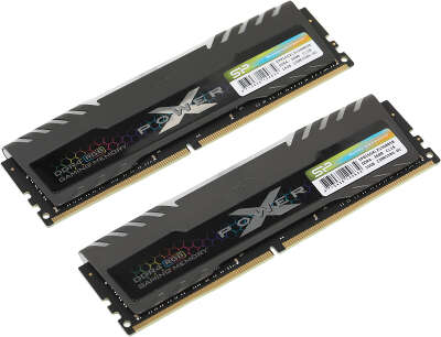Набор памяти DDR4 DIMM 2x16Gb DDR3600 Silicon Power XPower Turbine RGB (SP032GXLZU360BDB)