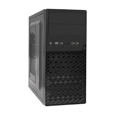 Exegate EX284032RUS Корпус Minitower BA-203U Black, mATX, <без БП>, 2*USB+1*USB3.0, Audio
