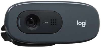Logitech HD Webcam C270, 960-001063/960-000999 {USB 2.0, 1280*720, 0.9MP разрешение матрицы,3Mpix foto, Mic, Black}