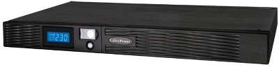 ИБП CyberPower PR1000ELCDRT1U, 1000VA, 670W, IEC, черный