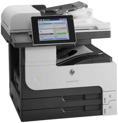 HP LaserJet Enterprise M725dn А4, МФУ, лазерное, черно-белое, 41стр/мин, 1200dpi, 800МГц, 1024Мб, 320Гб, 100АПД, AirPrint/USB/Ethernet,10000стр/картридж, (CF066A)