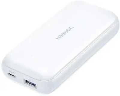 Внешний аккумулятор UGREEN PB501 (25189) 10000mAh Mini Quick Charging 30W Power Bank 30W белый