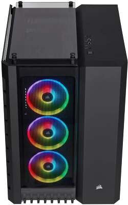 Корпус Corsair Crystal, черный, ATX, Без БП (CC-9011168-WW)