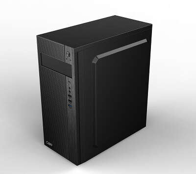 Корпус CBR E185, черный, ATX, 450W (PCC-ATX-E185-USB31-USB22-450W)