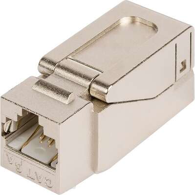 Модуль-вставка NIKOMAX типа Keystone, Кат.5е (Класс D), 100МГц, RJ45/8P8C, самозажимной, T568A/B, полный экран, металлик - гарантия: 5 лет расширенная / 25 лет системная