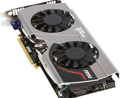 Видеокарта PCI-E NVIDIA GeForce N570GTX Twin Frozr III PE OC 1280MB DDR5 MSI, RTL