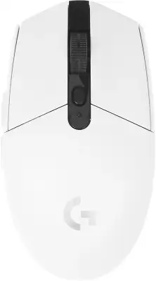 Мышь Logitech G304 Lightspeed белый оптическая 12000dpi беспров. USB 5but (910-005295)