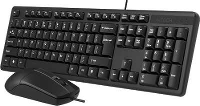 Клавиатура + мышь A4Tech KK-3330 клав:черный мышь:черный USB (KK-3330 USB (BLACK))