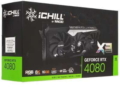 Видеокарта Inno3D NVIDIA nVidia GeForce RTX 4080 iChill X3 16Gb DDR6X PCI-E HDMI, 3DP