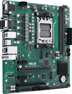 Материнская плата Asus PRO A620M-C-CSM SocketAM5 AMD A620 2xDDR5 mATX AC`97 8ch(7.1) GbLAN RAID+VGA+DVI+HDMI+DP