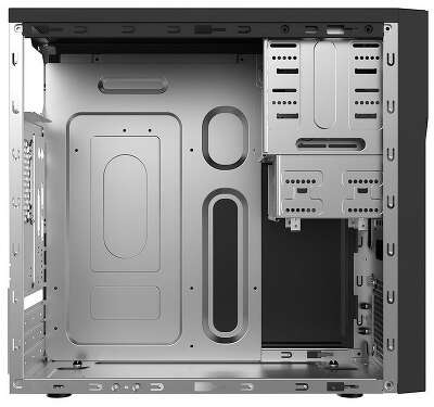 Корпус FoxLine Case Foxline FL–628-FZ450R-U32 |FL–628-FZ450R-U32| mATX case, black, w/PSU 450W 12cm, w/2xUSB2.0, w/2xUSB3.0 w/pwr cord, w/o FAN