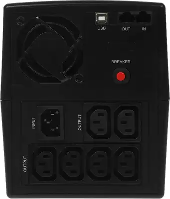 ИБП Ippon Back Basic 2200, 2200VA, 1320W, IEC, черный