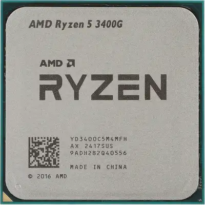 Процессор AMD Ryzen 5 3400G AM4 (YD3400C5M4MFH) (3.7GHz/Radeon RX Vega 11) OEM