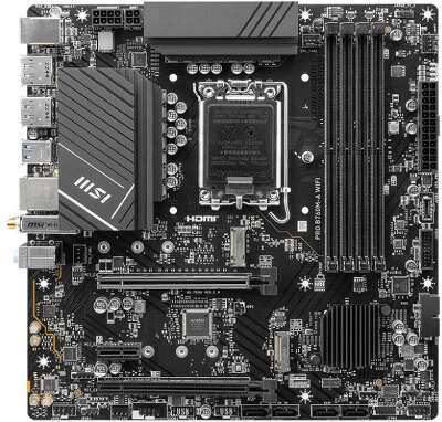 Материнская плата B760 S1700 MATX PRO B760M-A WIFI MSI