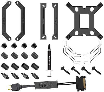 Устройство охлаждения(кулер) ID-Cooling SE-226-XT ARGB Soc-AM5/AM4/1200/1700/1851 черный 4-pin 16-32dB Al+Cu 250W 1300gr Ret (SE-226-XT ARGB)