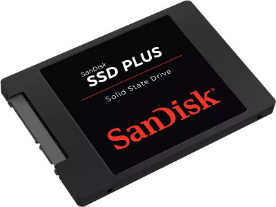 Твердотельный накопитель SanDisk SSD PLUS 2,5” SATA 1Tb, SDSSDA-1T00-G28, 1 year