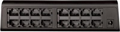 Коммутатор D-Link Неуправляемый коммутатор, 16x100Base-TX, корпус пластик