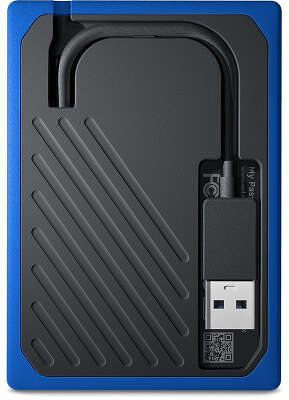 Твердотельный накопитель SSD WD Passport Go USB 3.0 1Tb [WDBMCG0010BBT-WESN]