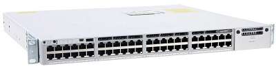 Коммутатор CISCO Catalyst 9300 48-port 1Gb copper with modular uplinks, PoE+, PS 1x715W, PoE+ 437W/1440W, DNA Network Essentials, C9300-48P-E