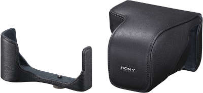 Чехол из натуральной кожи Sony LCS-ELC7B для NEX-7, чёрный