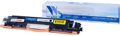 NVPrint CE310A/CF350A/Canon 729 Картридж для HP LaserJet Color Pro 100 M175a/M175nw/CP1025/CP1025nw/M176n/M177fw/Canon i-SENSYS LBP7010C/LBP7018C Black (1300k)