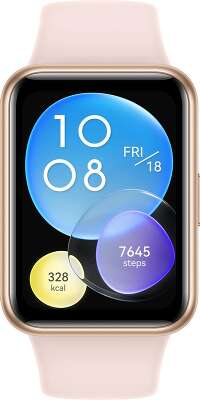 Смарт-часы Huawei Watch Fit 2 Yoda-B09S 1.74" AMOLED корп.розовый рем.розовый разм.брасл.:130-210мм (55028915)