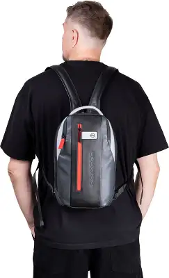 Рюкзак Piquadro Urban CA6801UB00/GRN серый/черный кожа
