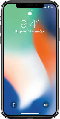 Смартфон Apple iPhone X [MQAD2RU/A] 64 GB Silver