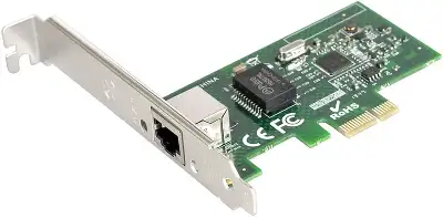 Exegate EX283723RUS Сетевой адаптер EXE-i210AT PCI Express 2.0 10/100/1000Mbps 1xRJ-45 (Copper) Intel WGI210AT