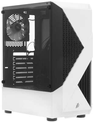 1STPLAYER FIREROSE F3-A White / ATX, TG / 4x120mm LED fans inc. / F3-A-WH-4F1