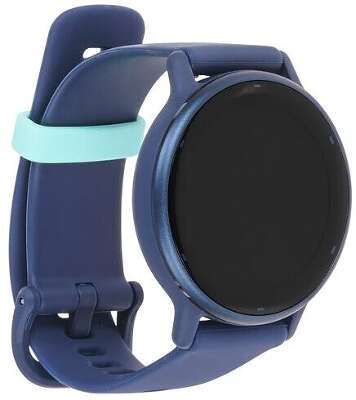 Garmin Vivoactive 5 - Metallic Navy Спортивные часы 010-02862-12 Синие с металлически-синим безелем и силиконовым ремешком