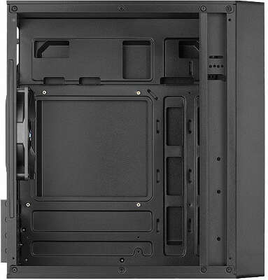 Корпус AeroCool CS-104-S-BK-v1, черный, mATX, Без БП (ACCS-PC12014.11)
