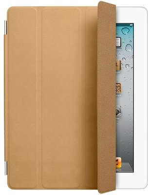 Кожаный чехол Apple Smart Cover для iPad 2/3/4, Tan [MD302]