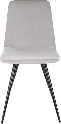 Стул для дома Бюрократ CH-K6_4 комплект 4шт св.серый Holland 09 металл черный на ножках (CH-K6_1/HL09_4)