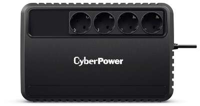 CyberPower BU850E ИБП {Line-Interactive, 850VA/425W, 4 EURO), 12В/7,2 Ач х 1}