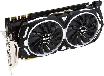 Видеокарта MSI PCI-E GTX 1070 ARMOR 8G OC nVidia GeForce GTX 1070 8192Mb GDDR5