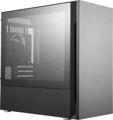 Корпус COOLERMASTER Silencio S400, черный, mATX, Без БП (MCS-S400-KG5N-S00)