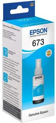 EPSON C13T67324A/C13T673298  Чернила для L800/1800 (cyan) 70 мл 